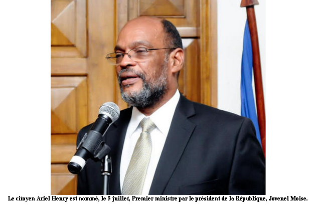 Ariel Henry, choisi pour former et diriger un gouvernement d’union nationale